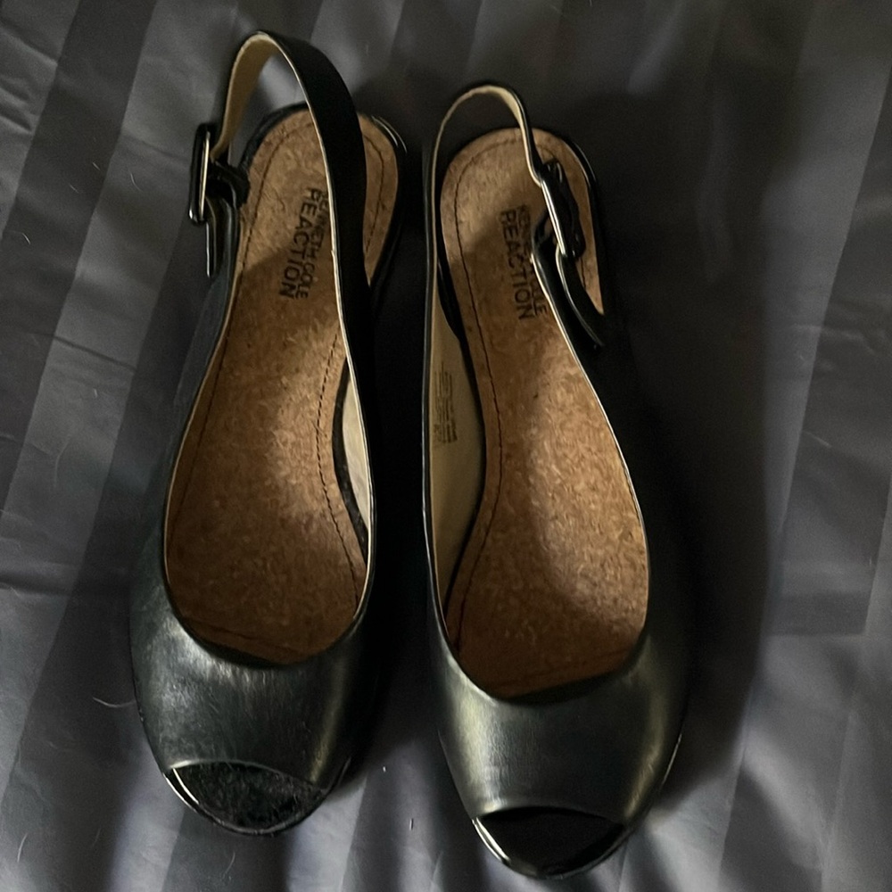 Kenneth Cole open toe sling back.  New!